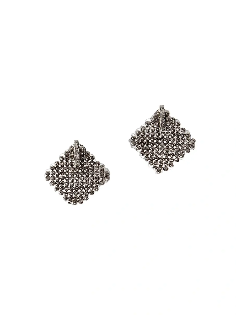 Women's Sterling Silver Earrings - Silver