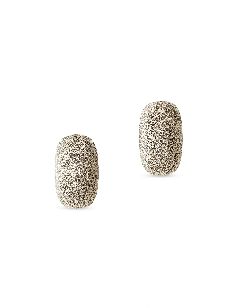 Brunello Cucinelli Women's Sterling Silver Shimmer Earrings - Gold | Image 1 Brunello Cucinelli Women's Sterling Silver Shimmer Earrings - Gold | Image 1