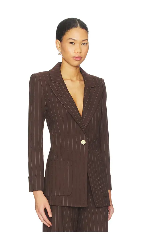 Alice + Olivia Alice + Olivia Burns Fitted Roll Cuff Blazer | Thumbnail 2 Alice + Olivia Alice + Olivia Burns Fitted Roll Cuff Blazer | Thumbnail 2