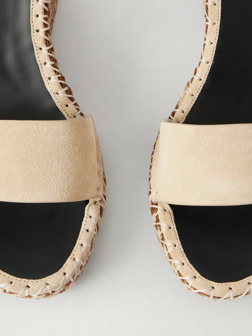 Valentino Garavani Rockstud 105 Bead-embellished Suede Espadrille Wedge Sandals | Thumbnail 5 Valentino Garavani Rockstud 105 Bead-embellished Suede Espadrille Wedge Sandals | Thumbnail 5