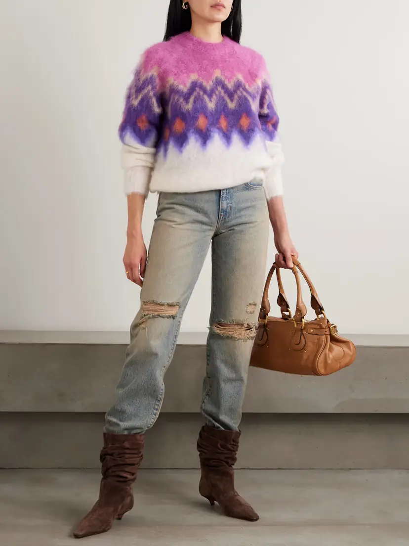 Marant Étoile Ambre Intarsia-knit Sweater | Thumbnail 2