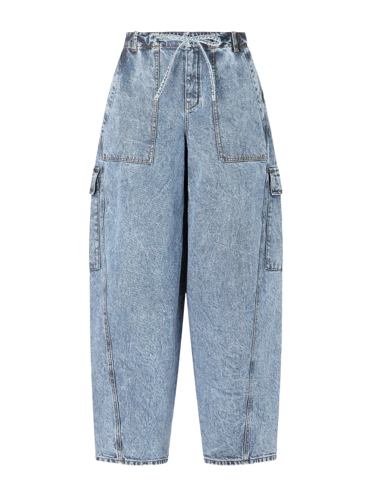 Mid-rise Barrel-leg Jeans Mid-rise Barrel-leg Jeans