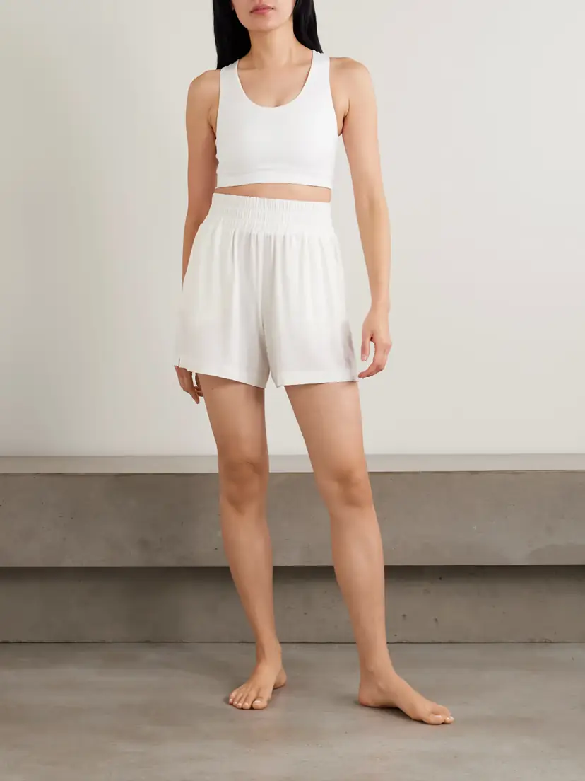 Eres Marie-josé Cutout Embroidered Stretch-jersey Sports Bra | Thumbnail 2 Eres Marie-josé Cutout Embroidered Stretch-jersey Sports Bra | Thumbnail 2