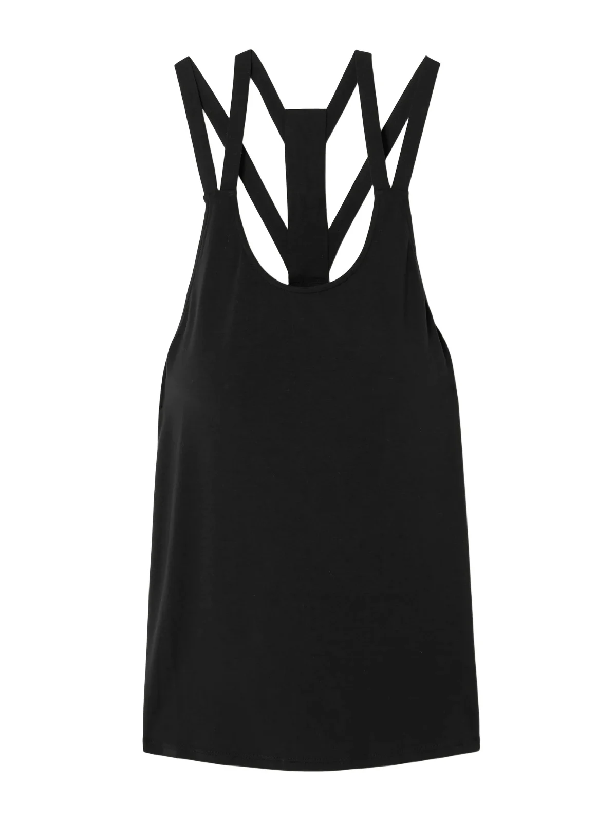 Eres Allyson Embroidered Stretch-modal And Silk-blend Jersey Tank