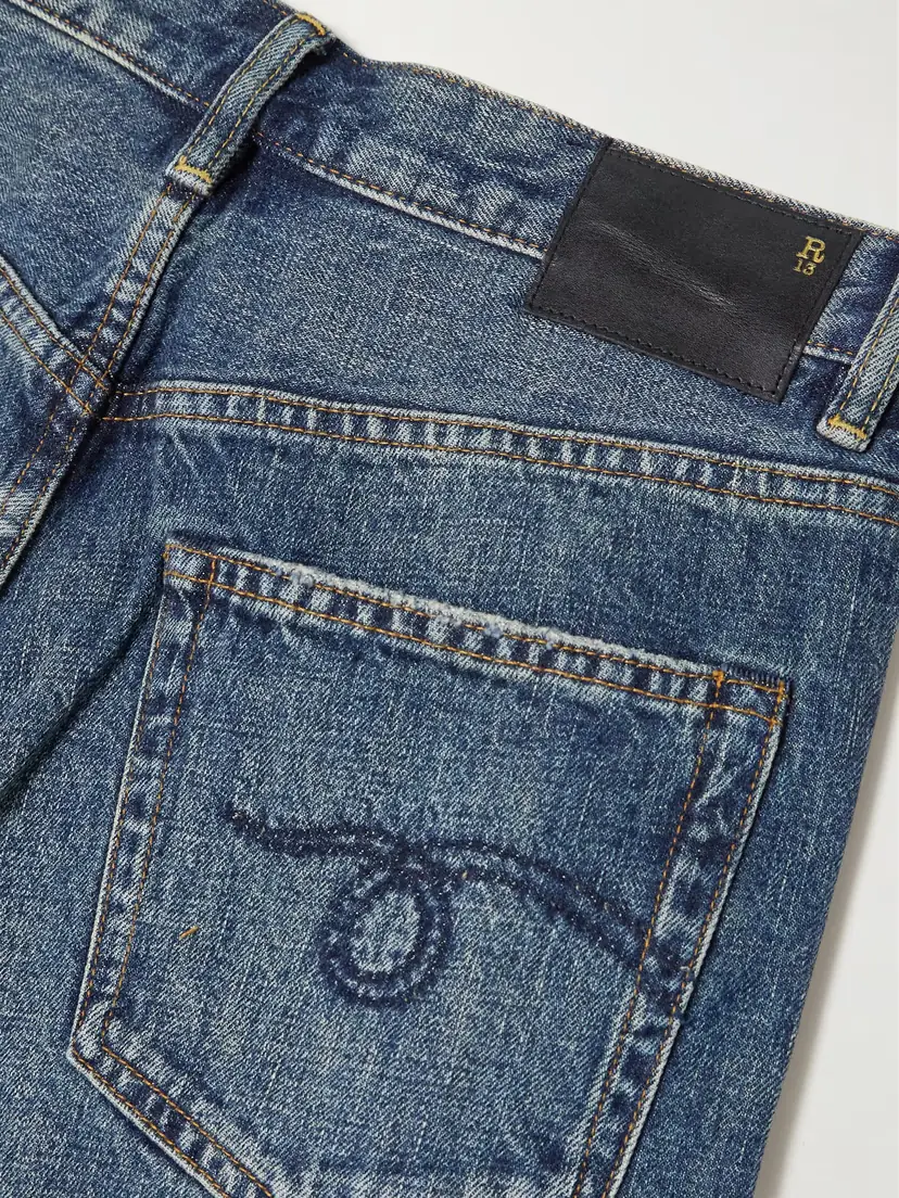 R13 Boyfriend Distressed Straight-leg Jeans | Thumbnail 6