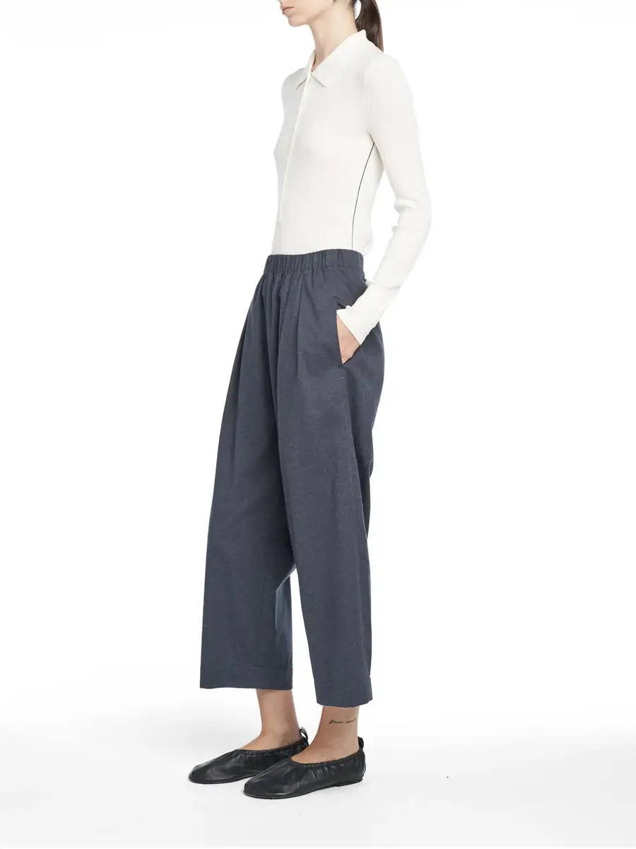 Maria McManus Merino Wool Long Sleeve Tiny Button Polo | Thumbnail 3 Maria McManus Merino Wool Long Sleeve Tiny Button Polo | Thumbnail 3