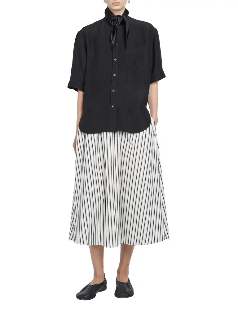 Short Sleeve Necktie Shirt