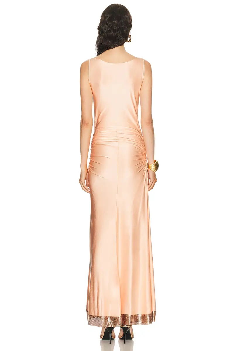 Rabanne Side Slit Gown | Thumbnail 3 Rabanne Side Slit Gown | Thumbnail 3