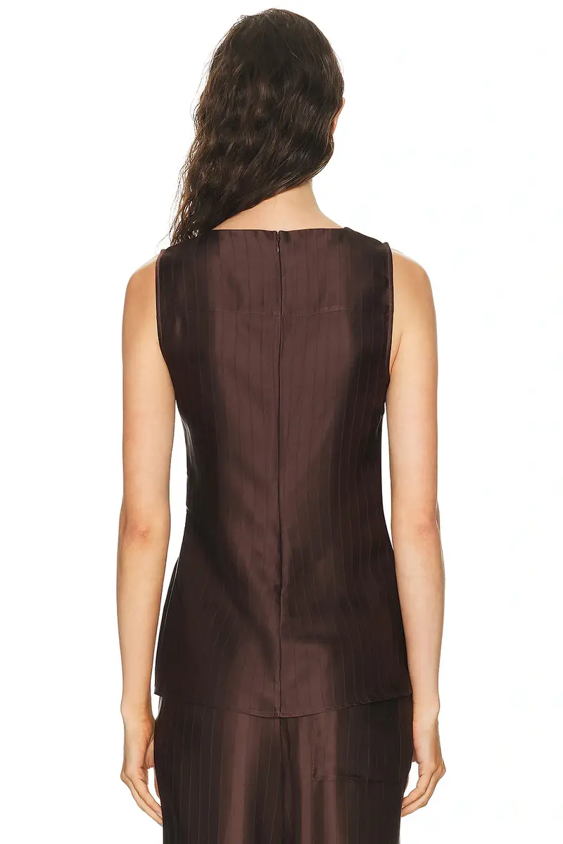 Loulou de Saison Fonda Draped Asymmetric Top | Thumbnail 4 Loulou de Saison Fonda Draped Asymmetric Top | Thumbnail 4