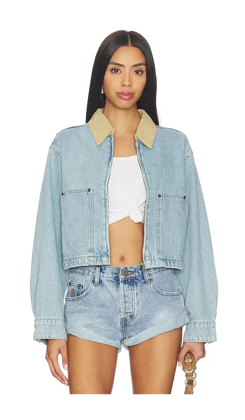 BLANKNYC Cropped Denim Jacket | Image 1 BLANKNYC Cropped Denim Jacket | Image 1