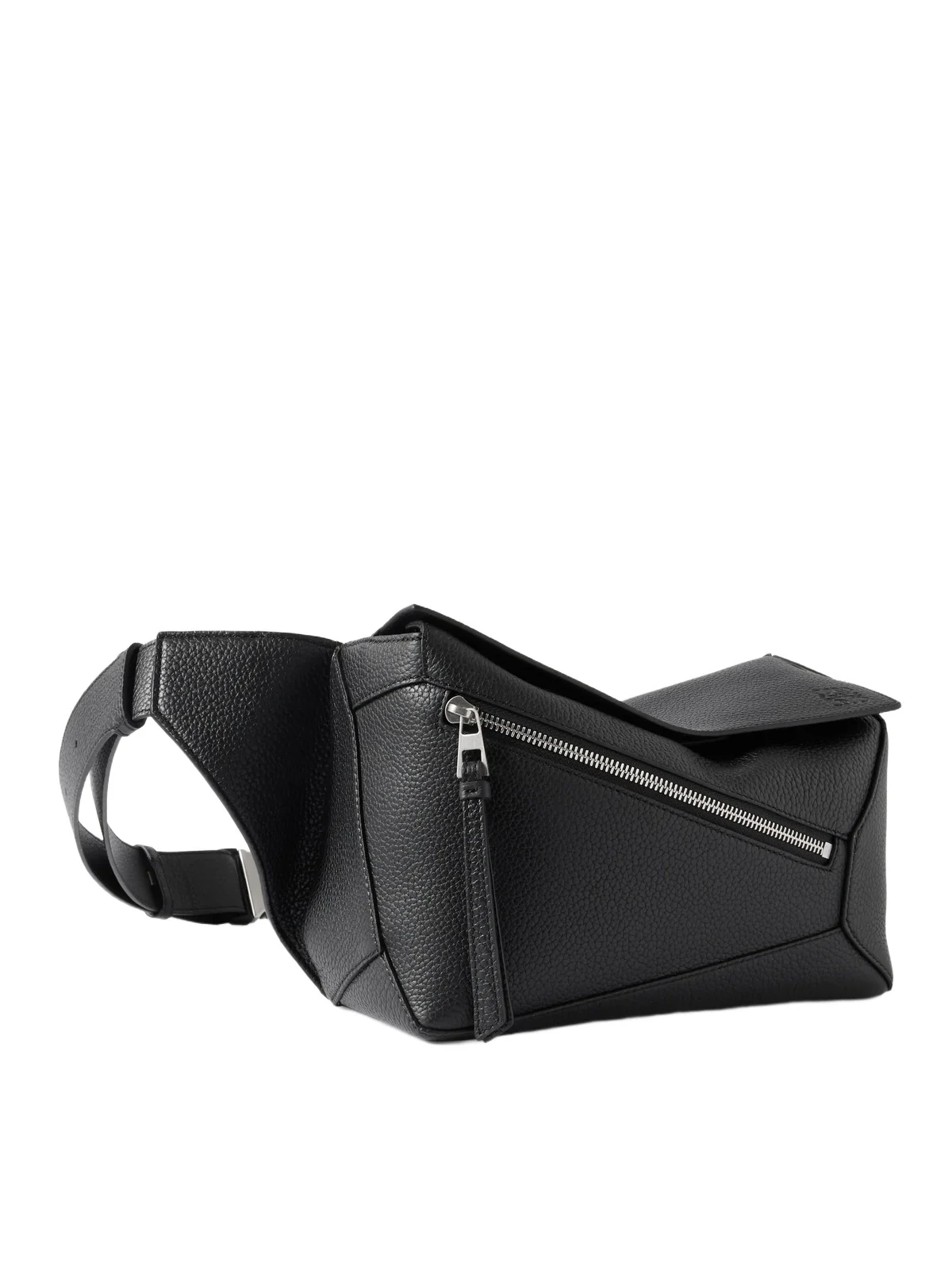Puzzle Edge Small Full-Grain Leather Belt Bag - Men Puzzle Edge Small Full-Grain Leather Belt Bag - Men