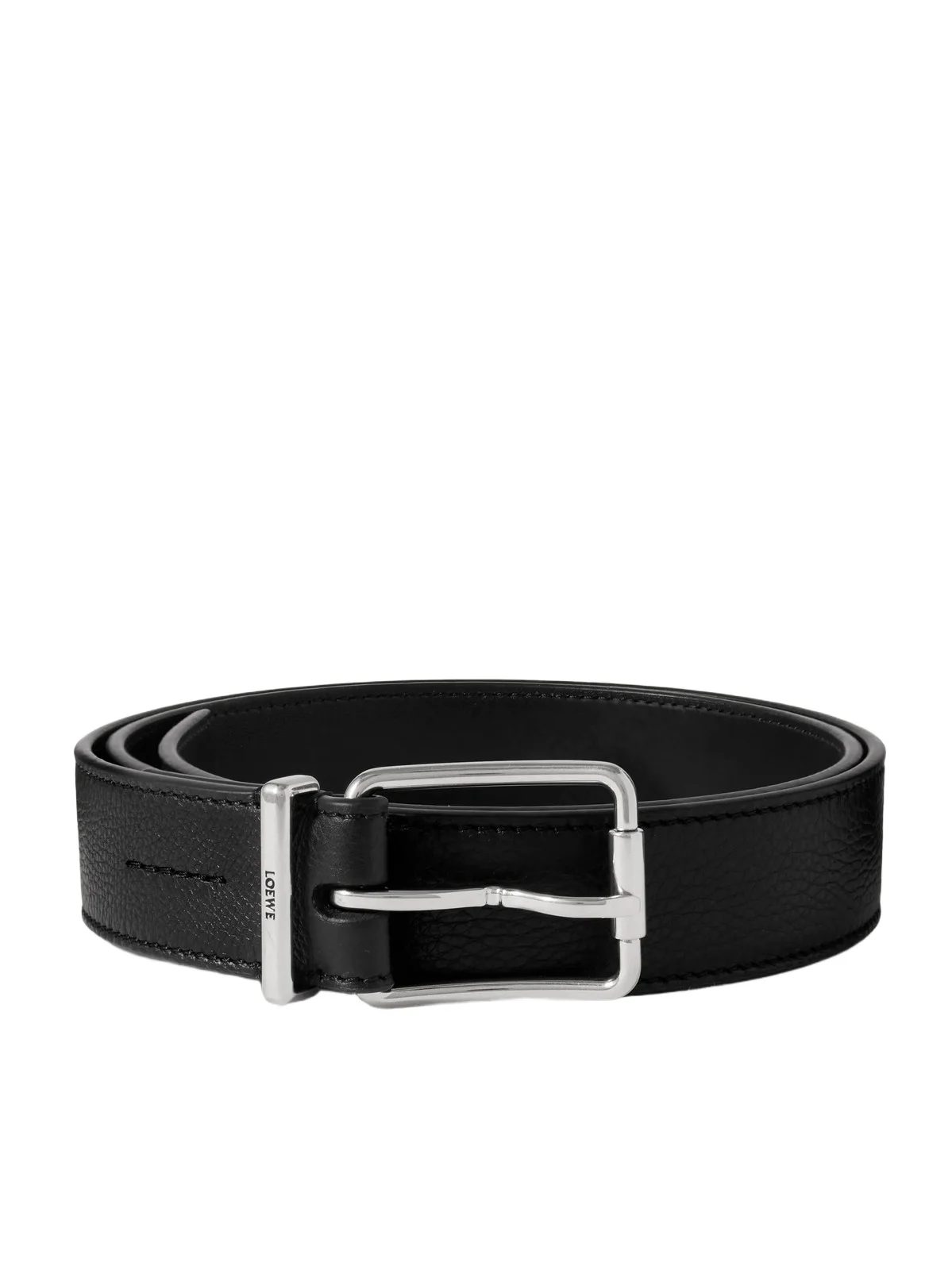Loewe Essential 3.2cm Full-Grain Leather Belt - Men