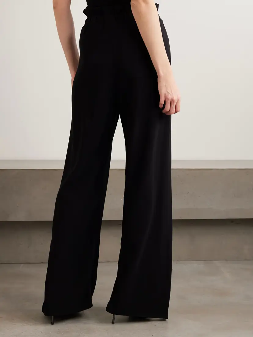 Cult Gaia Naomi Crepe Wide-leg Wrap Pants | Thumbnail 3 Cult Gaia Naomi Crepe Wide-leg Wrap Pants | Thumbnail 3