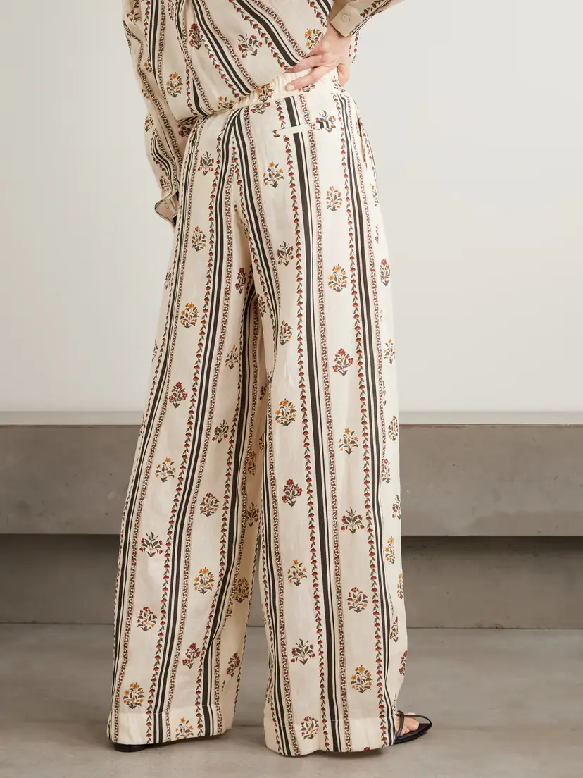 Agua by Agua Bendita Tota Andes Floral-print Linen Wide-leg Pants | Thumbnail 3 Agua by Agua Bendita Tota Andes Floral-print Linen Wide-leg Pants | Thumbnail 3