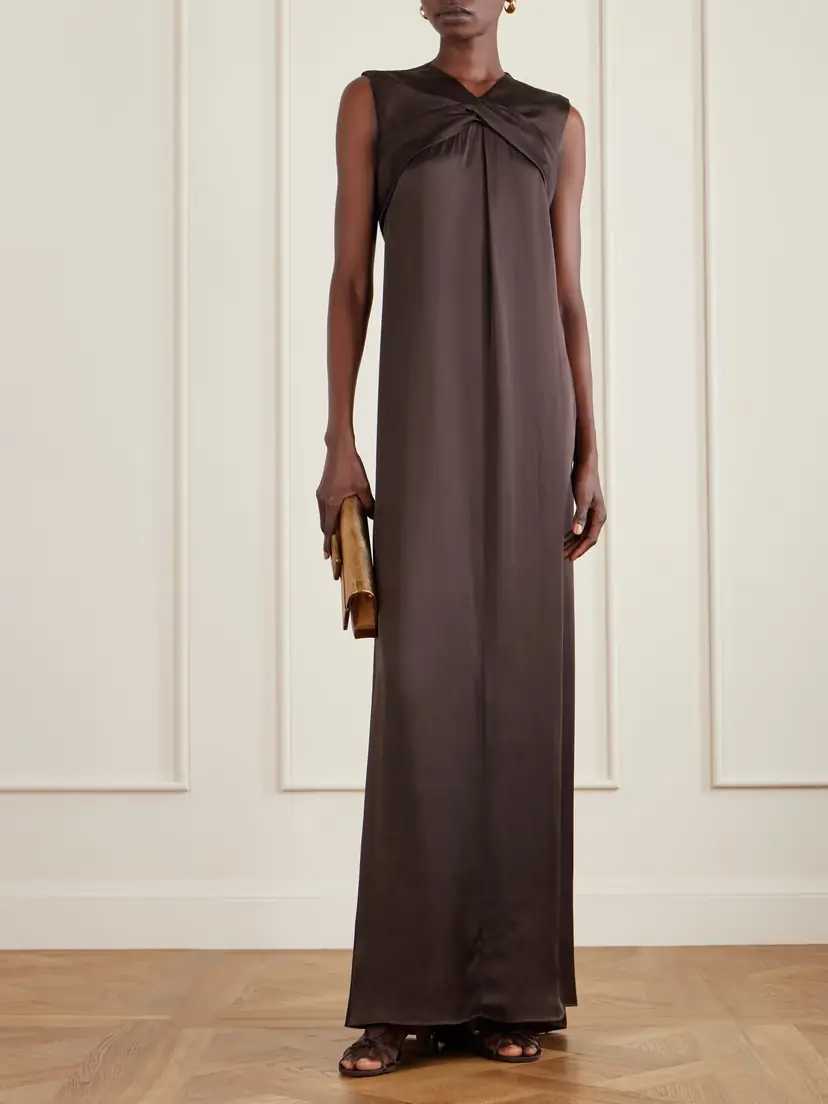 LIBEROWE Siena Pleated Satin-crepe Gown | Thumbnail 2 LIBEROWE Siena Pleated Satin-crepe Gown | Thumbnail 2