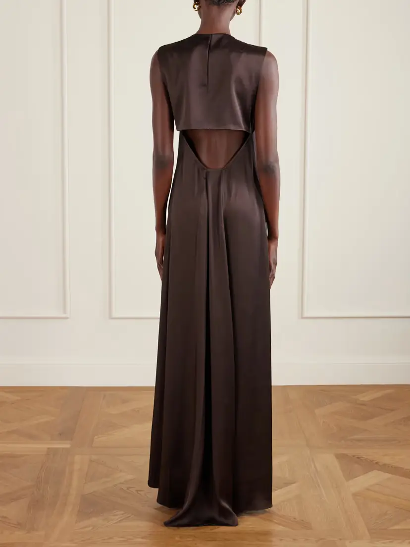 LIBEROWE Siena Pleated Satin-crepe Gown | Thumbnail 3 LIBEROWE Siena Pleated Satin-crepe Gown | Thumbnail 3