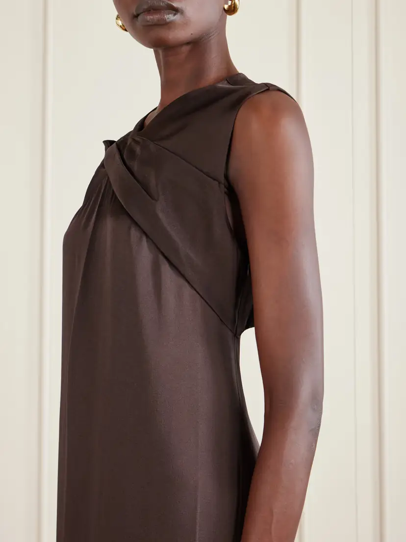 LIBEROWE Siena Pleated Satin-crepe Gown | Thumbnail 4 LIBEROWE Siena Pleated Satin-crepe Gown | Thumbnail 4