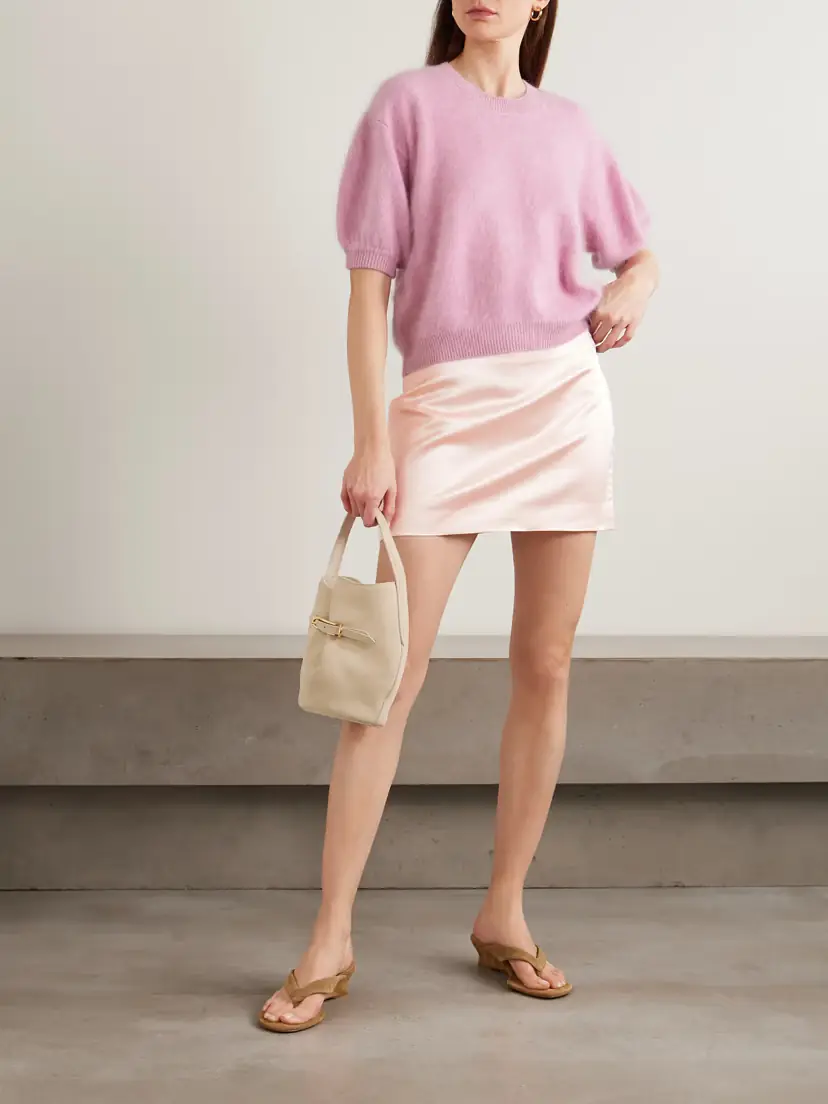 Lisa Yang Silk-satin Mini Skirt | Thumbnail 2