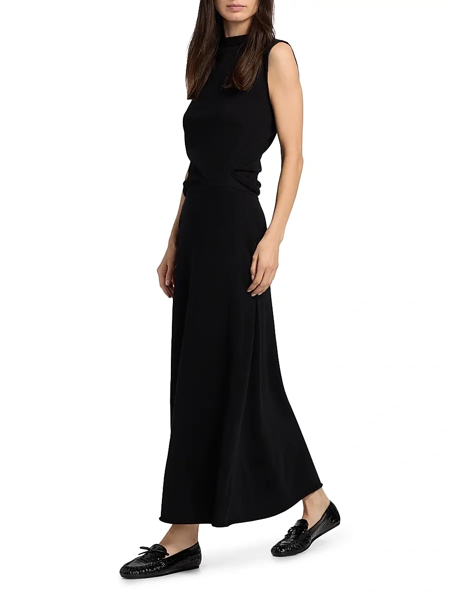 The Elder Statesman Women's Jersey-Knit Cashmere Maxi Skirt | Thumbnail 2 The Elder Statesman Women's Jersey-Knit Cashmere Maxi Skirt | Thumbnail 2