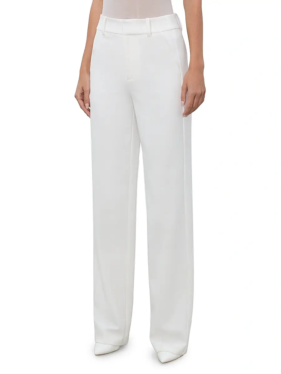 Alice + Olivia Women's Alexander High-Rise Straight-Leg Trousers | Thumbnail 3 Alice + Olivia Women's Alexander High-Rise Straight-Leg Trousers | Thumbnail 3