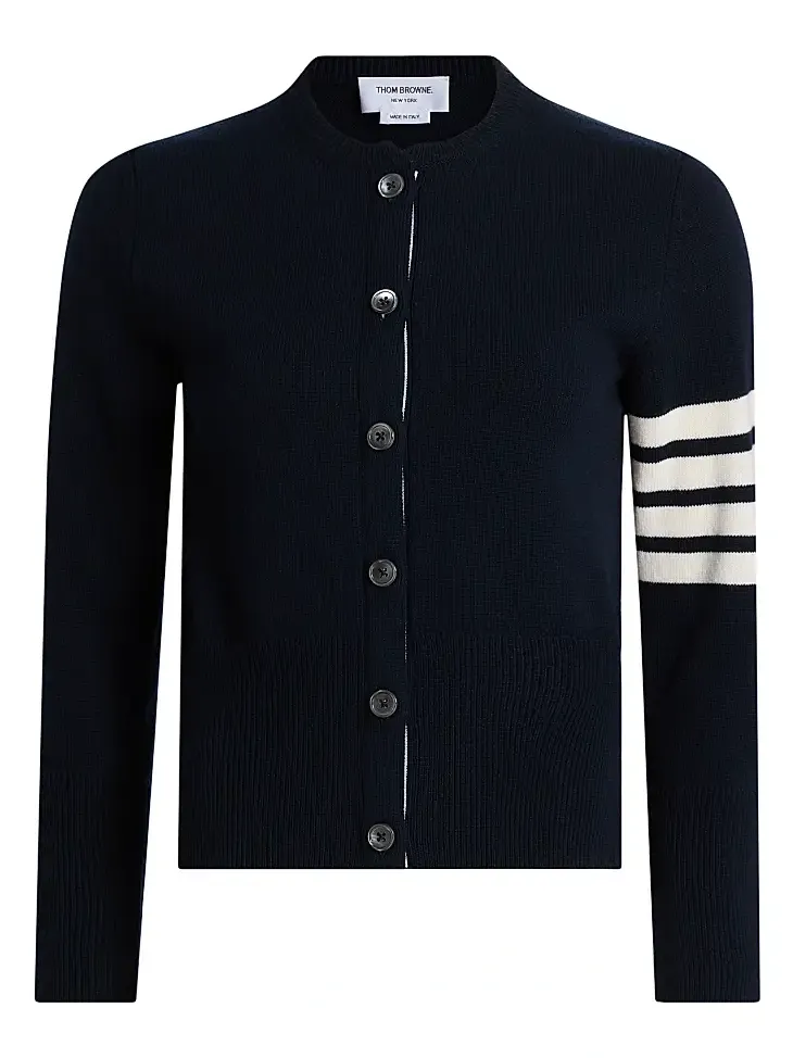 Women's Four Bar Wool Cardigan Women's Four Bar Wool Cardigan