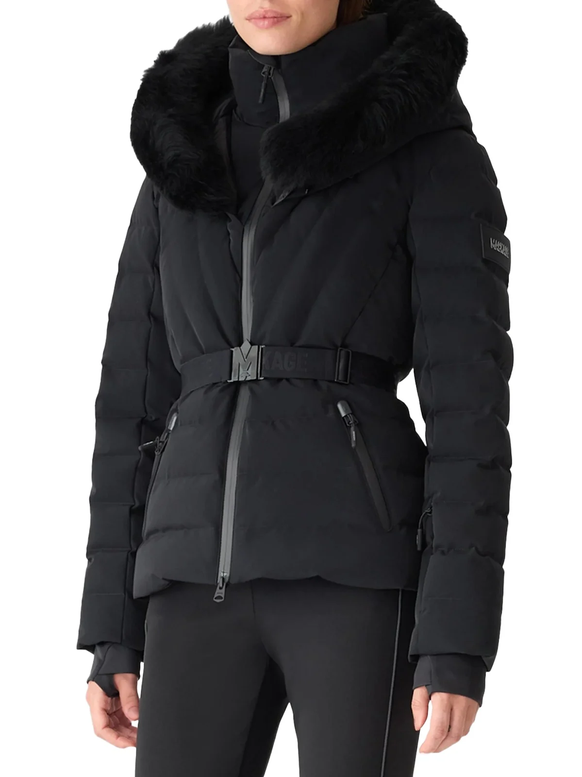 Women's Elita Belted Down Ski Jacket