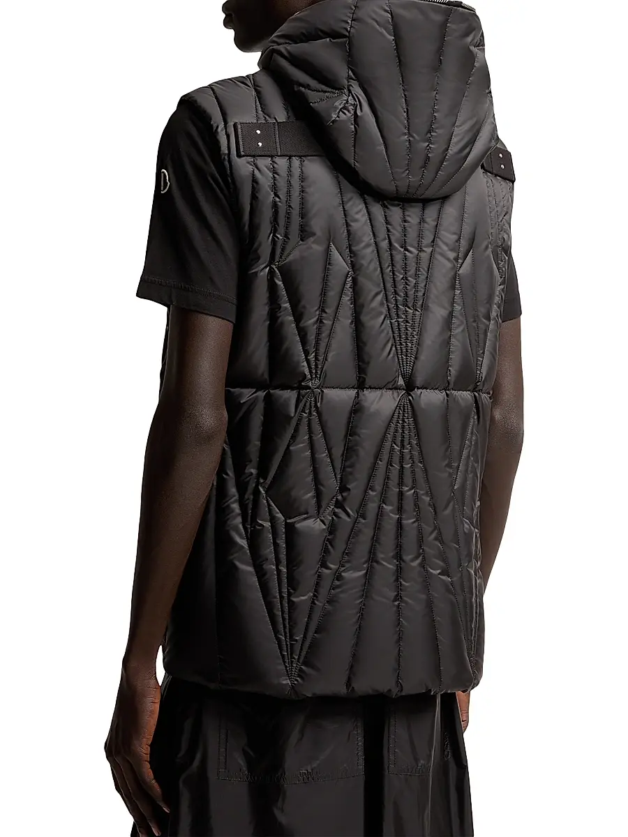 Moncler Men's + Rick Owens Geocamo Ziplock Puffer Vest | Thumbnail 3 Moncler Men's + Rick Owens Geocamo Ziplock Puffer Vest | Thumbnail 3