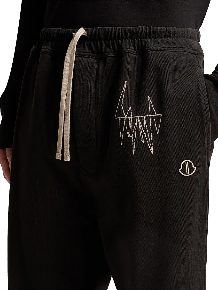 Moncler Men's + Rick Owens Sweatpants in Cotton | Thumbnail 4 Moncler Men's + Rick Owens Sweatpants in Cotton | Thumbnail 4