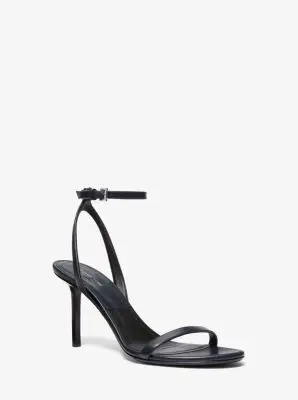 Michael Kors Collection Gwyneth Leather Sandal in Blue | Thumbnail 3 Michael Kors Collection Gwyneth Leather Sandal in Blue | Thumbnail 3