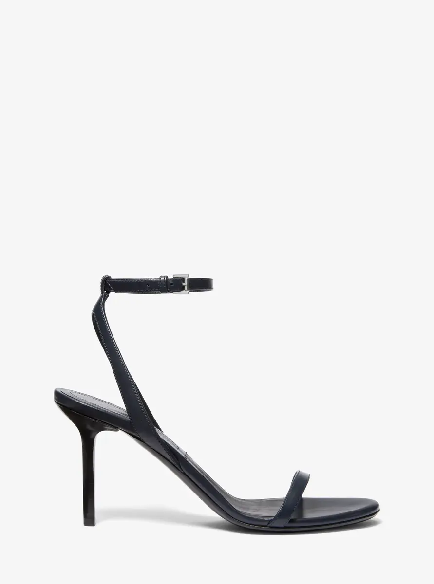 Michael Kors Collection Gwyneth Leather Sandal in Blue | Thumbnail 10 Michael Kors Collection Gwyneth Leather Sandal in Blue | Thumbnail 10