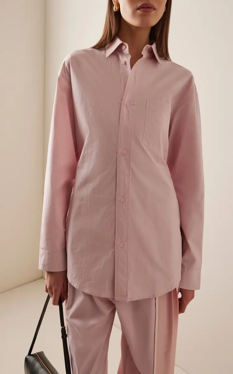 DARKPARK Anne Cinched Cotton-Poplin Shirt | Thumbnail 2 DARKPARK Anne Cinched Cotton-Poplin Shirt | Thumbnail 2