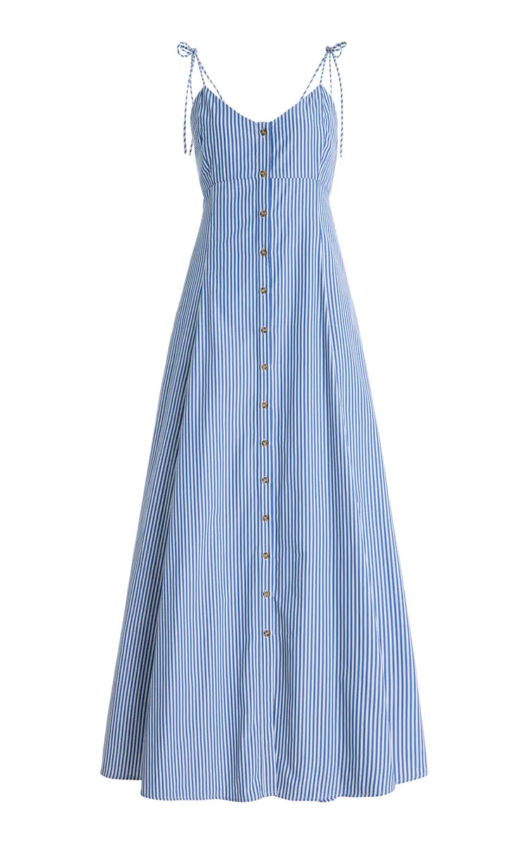 Rosie Assoulin High Garden Striped Maxi Dress | Thumbnail 6 Rosie Assoulin High Garden Striped Maxi Dress | Thumbnail 6