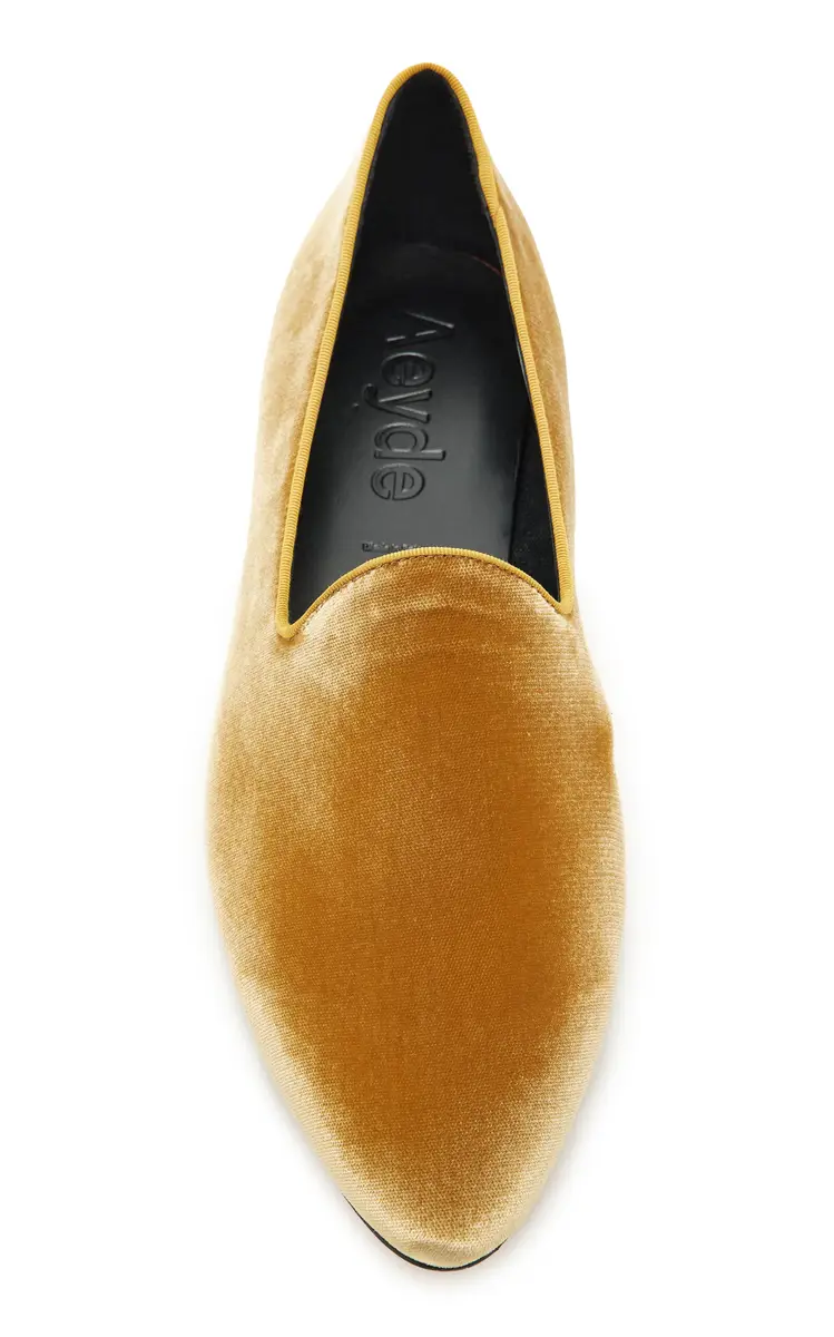 aeyde Vanna Velvet Loafers | Thumbnail 3