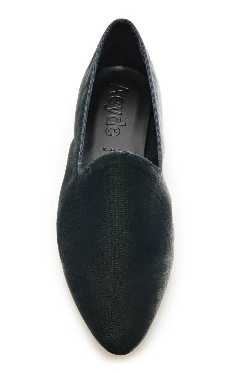 aeyde Vanna Velvet Loafers | Thumbnail 3 aeyde Vanna Velvet Loafers | Thumbnail 3