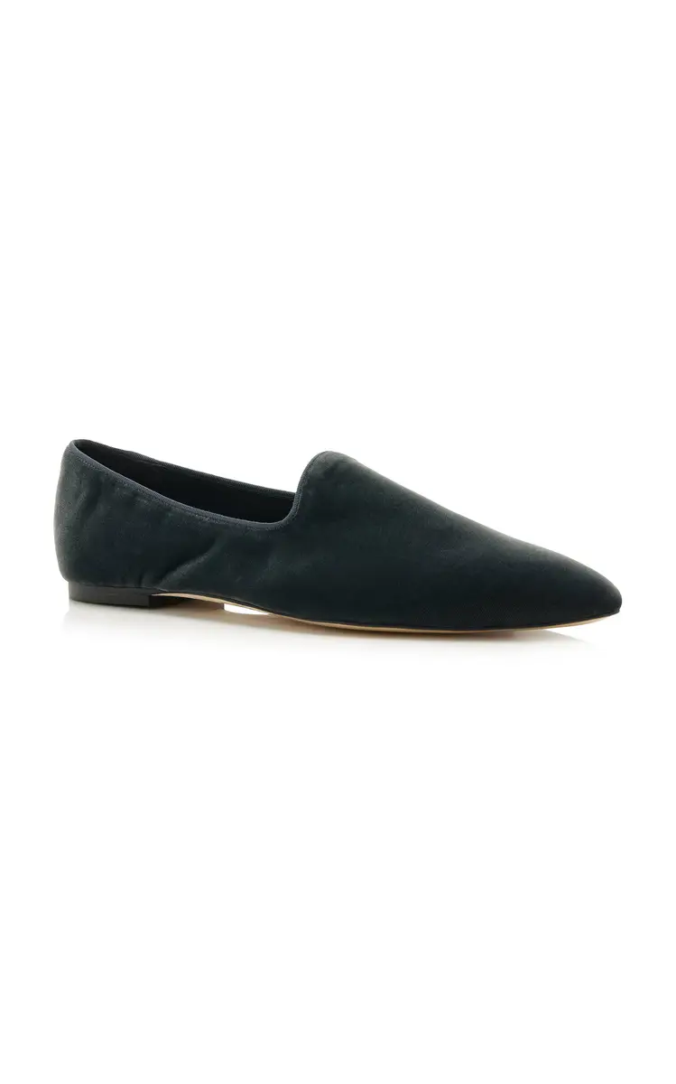 aeyde Vanna Velvet Loafers | Thumbnail 4 aeyde Vanna Velvet Loafers | Thumbnail 4