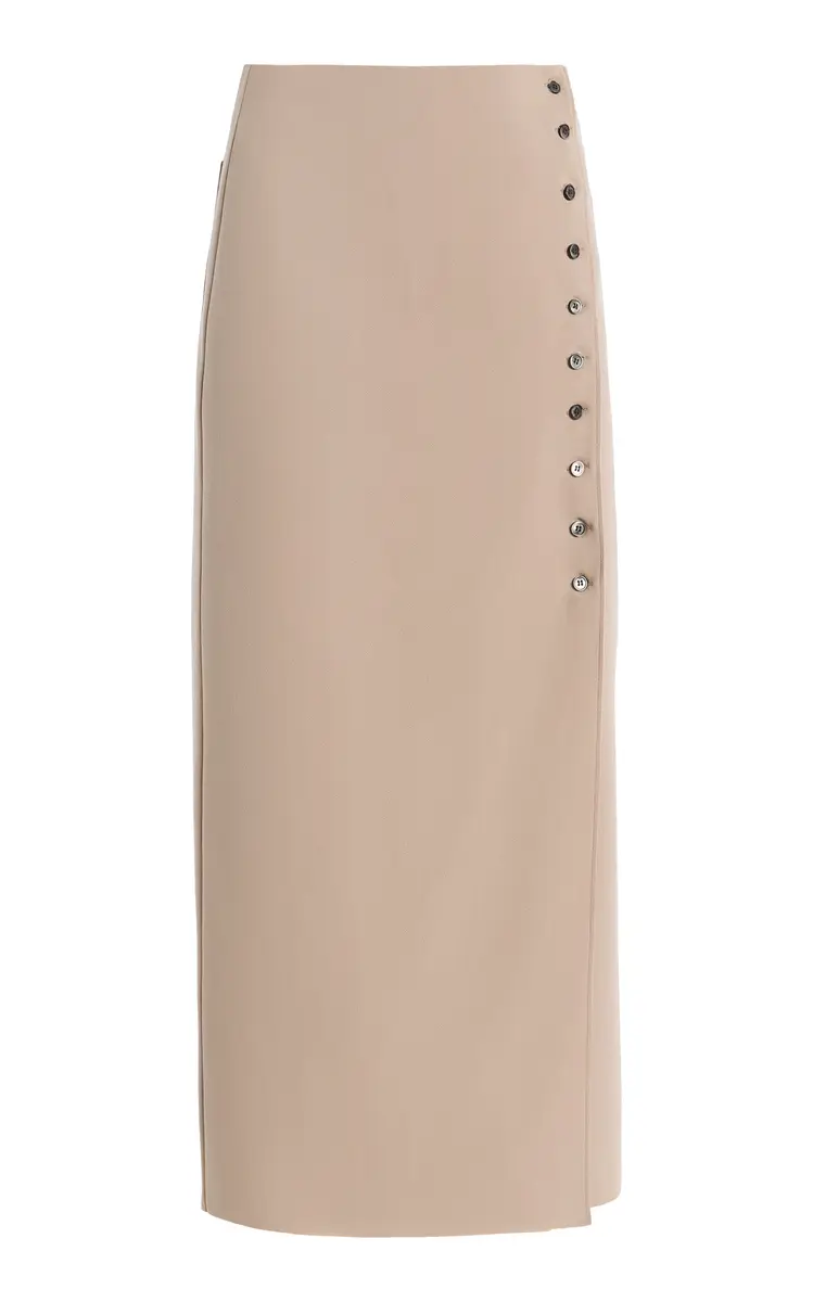 BIRROT Lay2 Button Wrapped Skirt | Thumbnail 6 BIRROT Lay2 Button Wrapped Skirt | Thumbnail 6