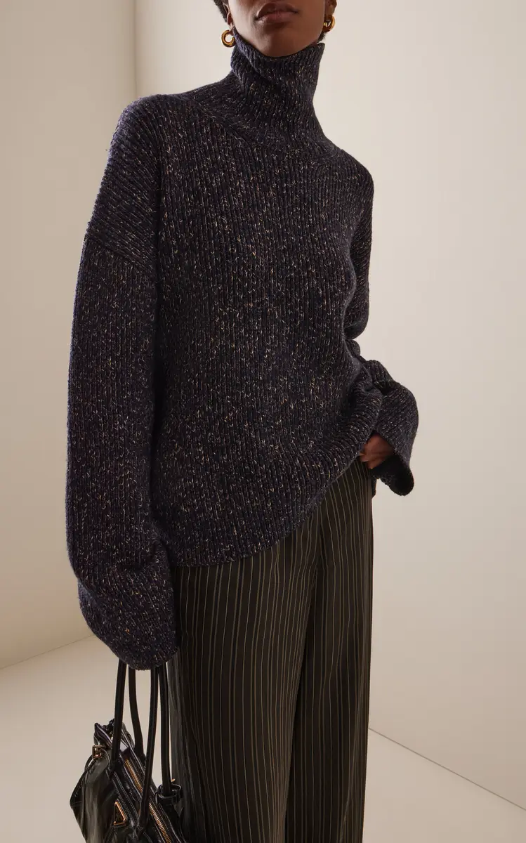 Sanderlak Wool-Cotton Turtleneck Sweater | Thumbnail 3 Sanderlak Wool-Cotton Turtleneck Sweater | Thumbnail 3