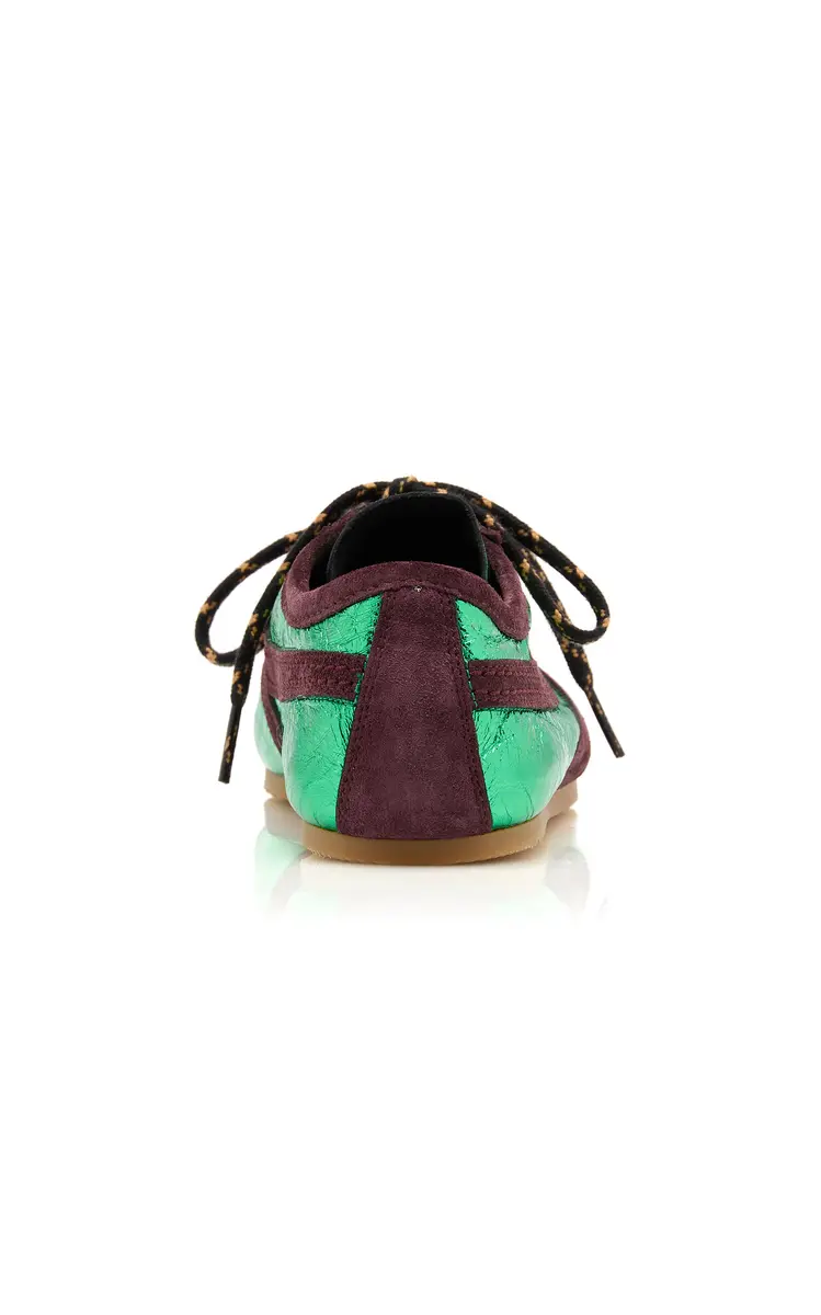 Dries Van Noten Metallic Leather Sneakers | Thumbnail 5 Dries Van Noten Metallic Leather Sneakers | Thumbnail 5