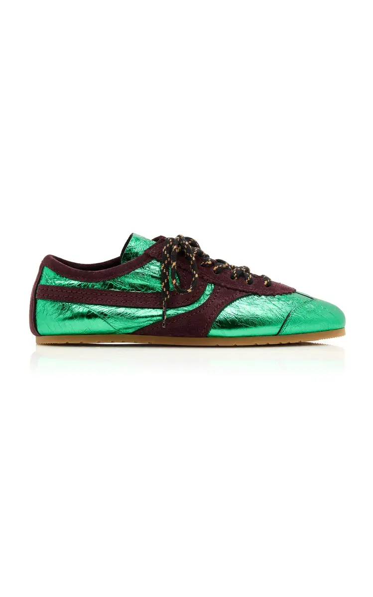 Dries Van Noten Metallic Leather Sneakers | Thumbnail 6 Dries Van Noten Metallic Leather Sneakers | Thumbnail 6