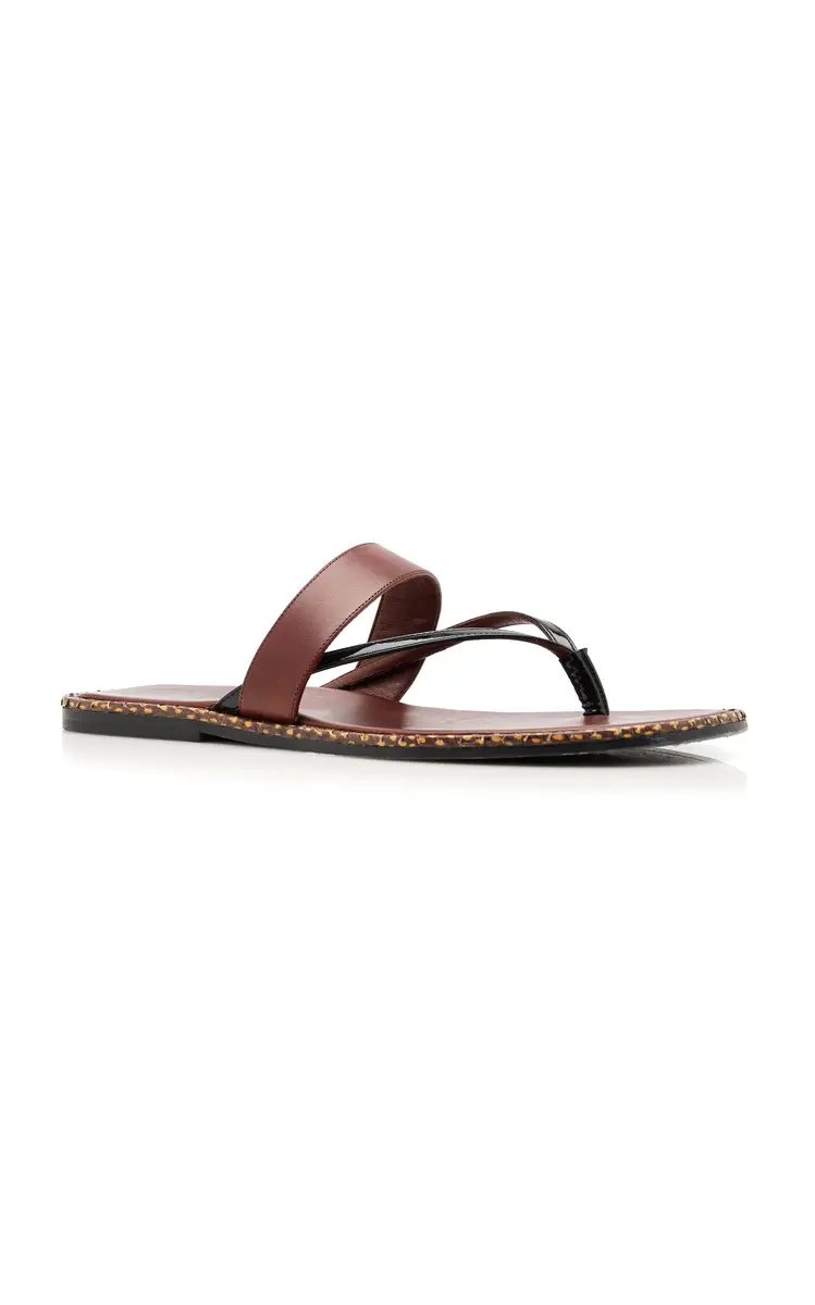 Dries Van Noten Leather Sandals | Thumbnail 4 Dries Van Noten Leather Sandals | Thumbnail 4