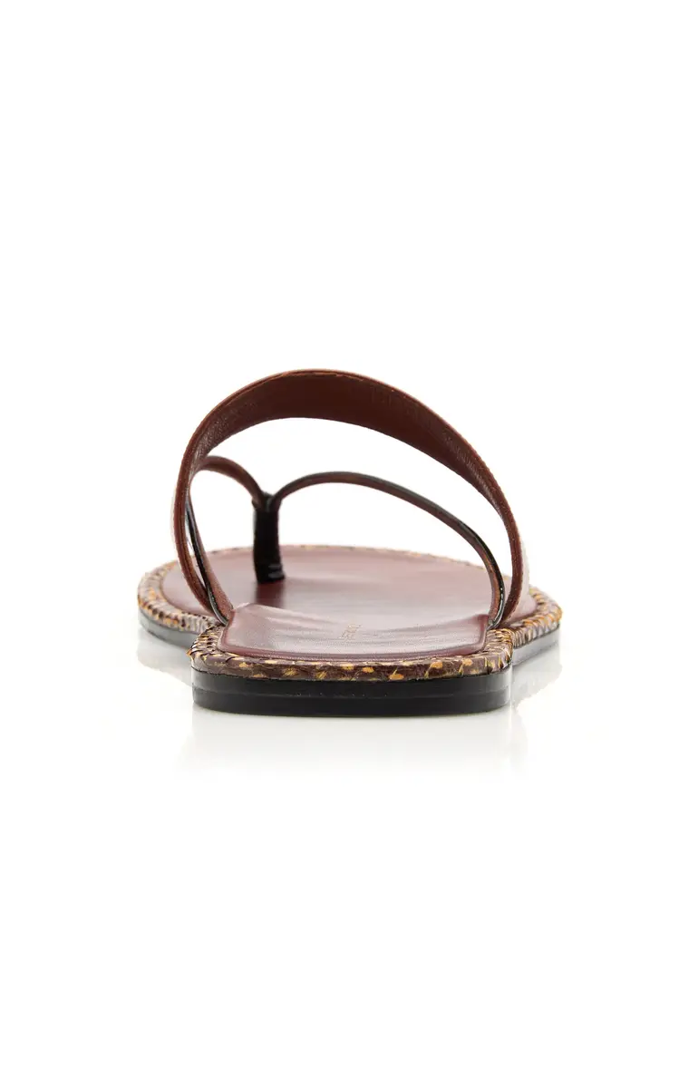 Dries Van Noten Leather Sandals | Thumbnail 5 Dries Van Noten Leather Sandals | Thumbnail 5