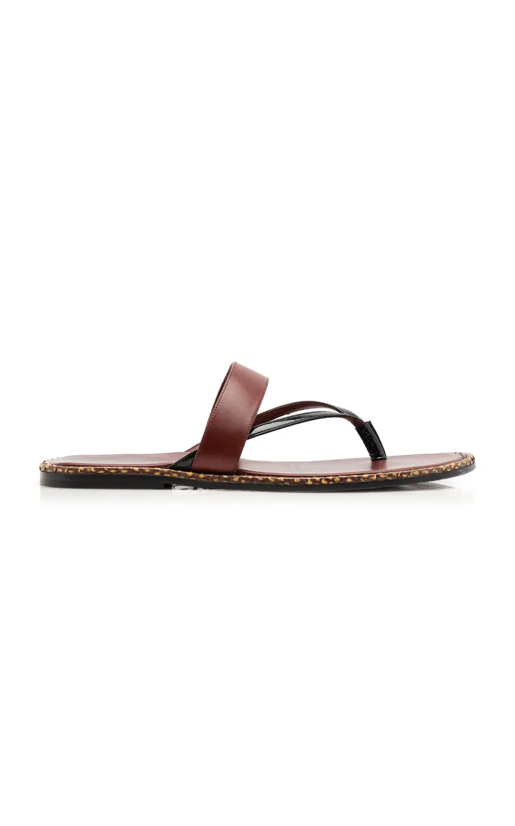 Dries Van Noten Leather Sandals | Thumbnail 6 Dries Van Noten Leather Sandals | Thumbnail 6