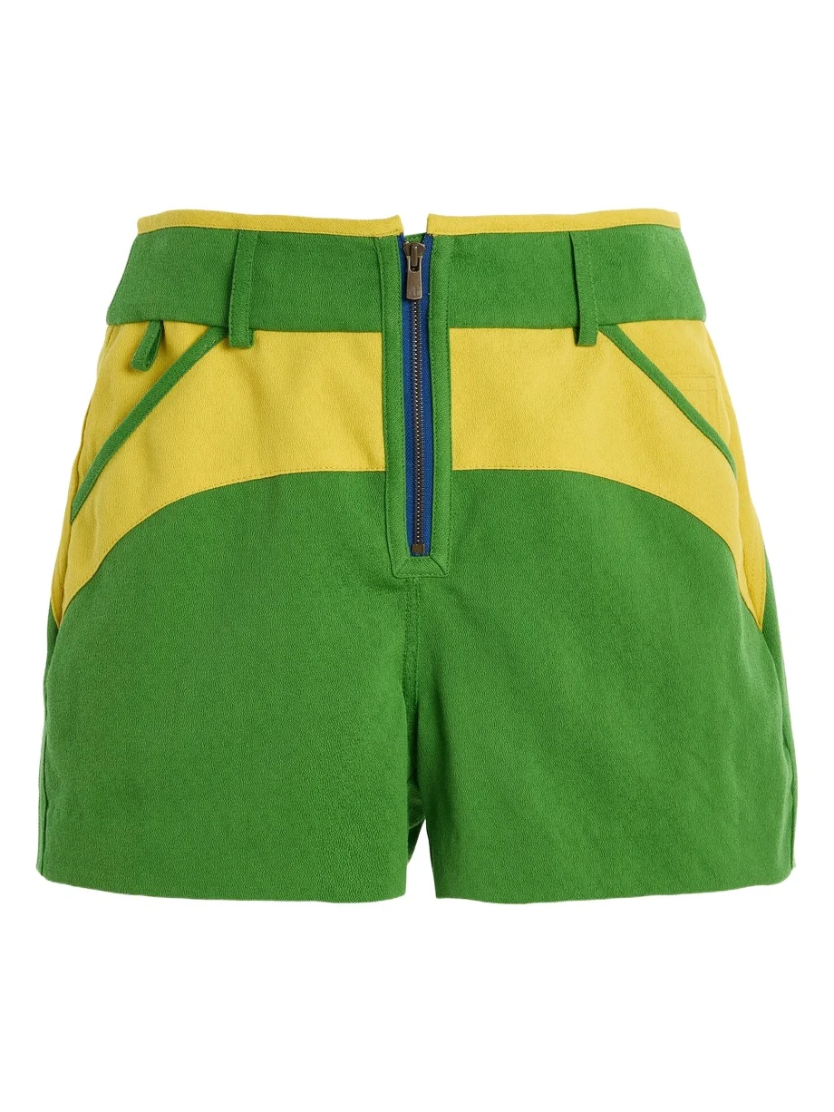 Rosie Assoulin Ride or Fly Cotton-Blend Shorts