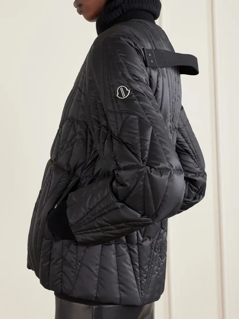 Rick Owens + Moncler Quilted Shell Down Jacket | Thumbnail 4 Rick Owens + Moncler Quilted Shell Down Jacket | Thumbnail 4
