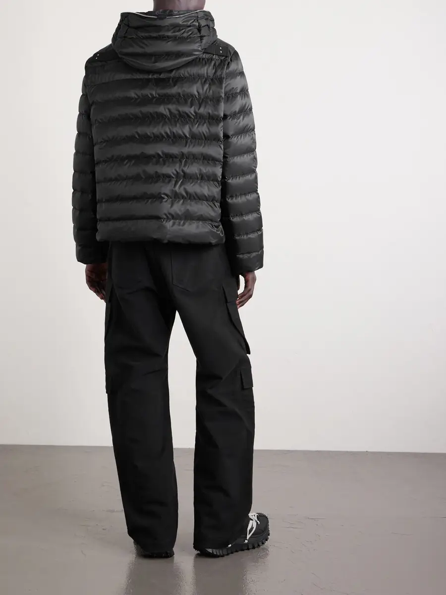Rick Owens + Moncler Hooded Quilted Shell Down Jacket | Thumbnail 3 Rick Owens + Moncler Hooded Quilted Shell Down Jacket | Thumbnail 3