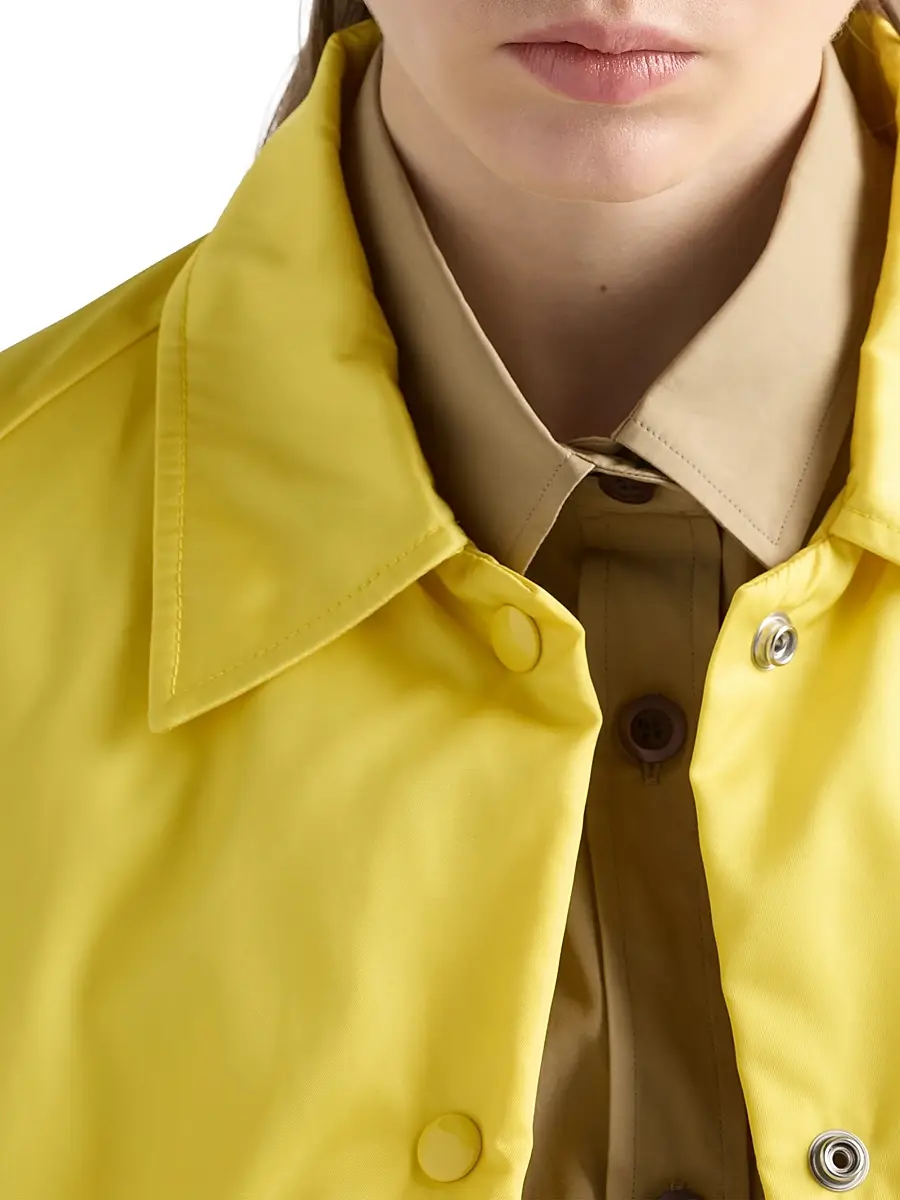 Prada Women's Re-Nylon Blouson Jacket - Yellow | Thumbnail 5