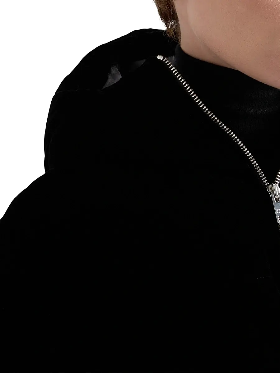 Prada Women's Velvet Down Jacket | Thumbnail 6 Prada Women's Velvet Down Jacket | Thumbnail 6