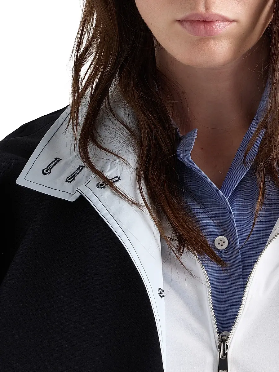 Prada Women's Fil-à-Fil Shirt | Thumbnail 4 Prada Women's Fil-à-Fil Shirt | Thumbnail 4