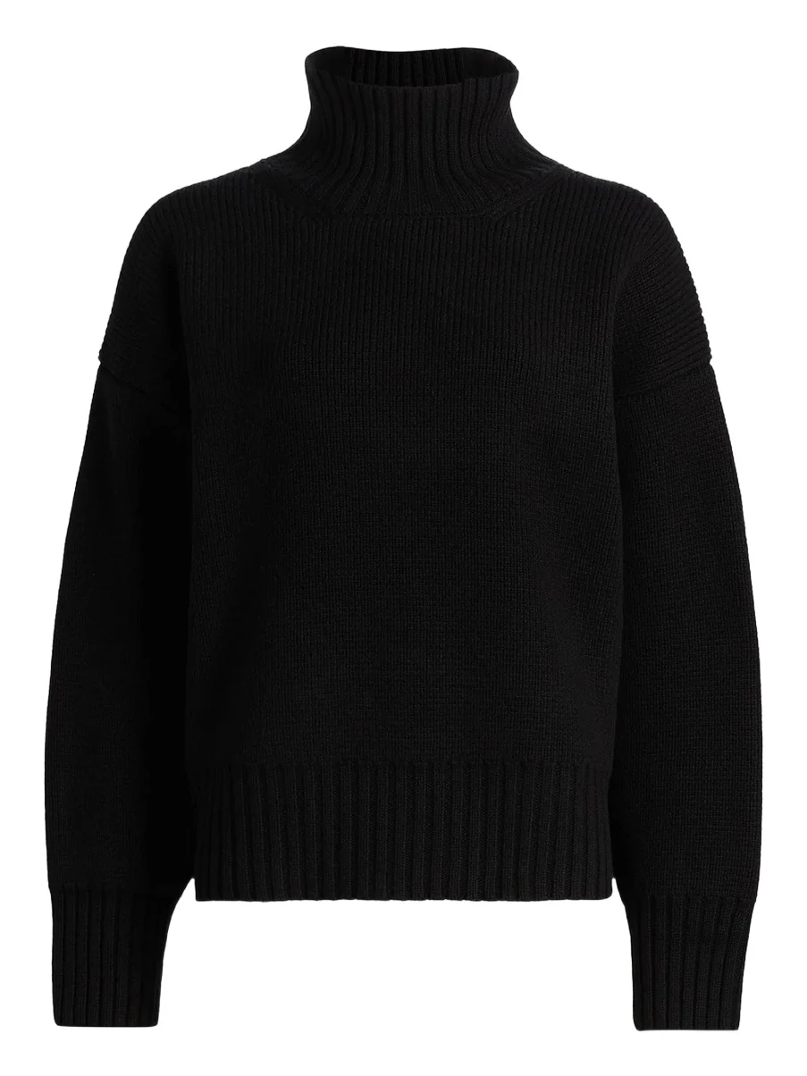 Women's Sculptural Compact Wool Turtleneck Women's Sculptural Compact Wool Turtleneck
