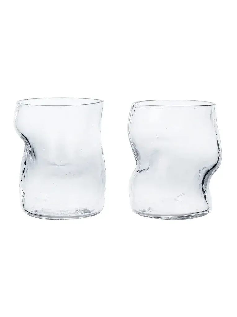 FERM LIVING Dimple Glasses - Set Of 2